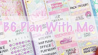 B6 Plan With Me / Sew Much Crafting Inserts / Feat Lovely Plannerie