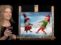 Learn How to Paint GNOME VERSUS ELF with Acrylic - Paint and Sip at Home - Fun Step by Step Tutorial