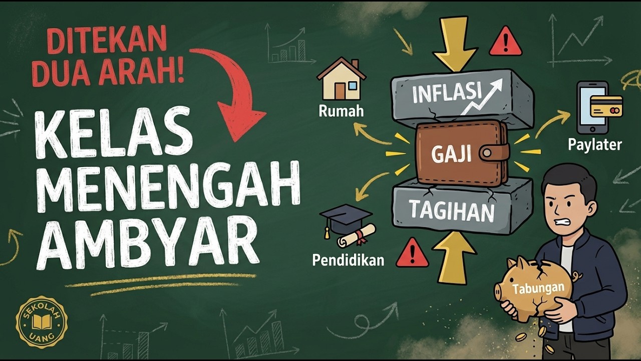 KEHANCURAN KELAS MENENGAH, KENAPA GAJI 10 JUTA TERASA SEPERTI 3 JUTA TAHUN INI? | SEKOLAH UANG