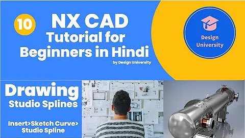 Studio Splines Command in NX CAD//NX - CAD Tutorials for beginners with Hindi-9