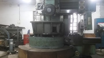 Heavy Vertical Lathe Machine Working Video - Work Machine Equipment Technology
