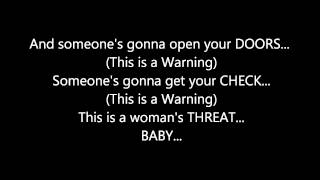 R.KELLY - A WOMAN'S THREAT **(LYRICS)** chords