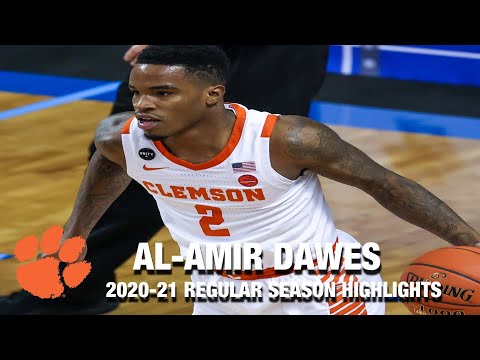 Al-Amir Dawes 2020-21 Regular Season Highlights | Clemson Guard