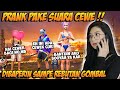 PRANK GLOBAL PAKE SUARA CEWE MALAH DIBAPERIN - PLAYER SONGONG AUTO ADU RAYUAN GOMBAL FREE FIRE