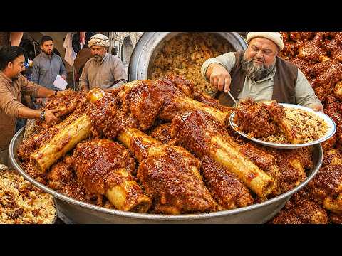 Most Cheap Afghanistan Street food | Kabuli Pulao | Roasted Chicken | Biryani recipe | Punjabi Curry