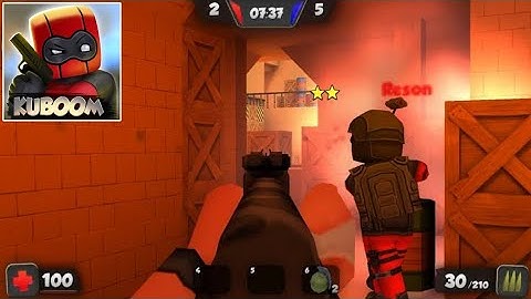 kuboom 3D FPS gameplay || team death match || online android game || my first experience 😜
