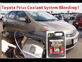 Toyota Prius Coolant System Bleeding. Totyota Prius 2003-2009 xw20 Antifreeze Bleeding