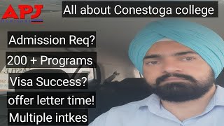 Conestoga College|| Campuses, offer letter, Doon, Kitchener, Brantford, Cambridge, Guelph, Waterloo