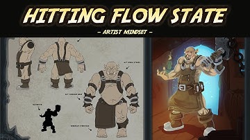Hitting FLOW STATE (mindset for artists + hearthstone style painting)
