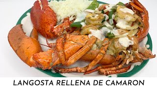 Langosta Rellena Con Camaron