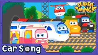 Choo Choo Train | Car Song | SuperWings Songs for kids