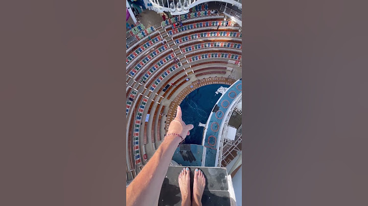 The highest ever dive on a cruise ship😳