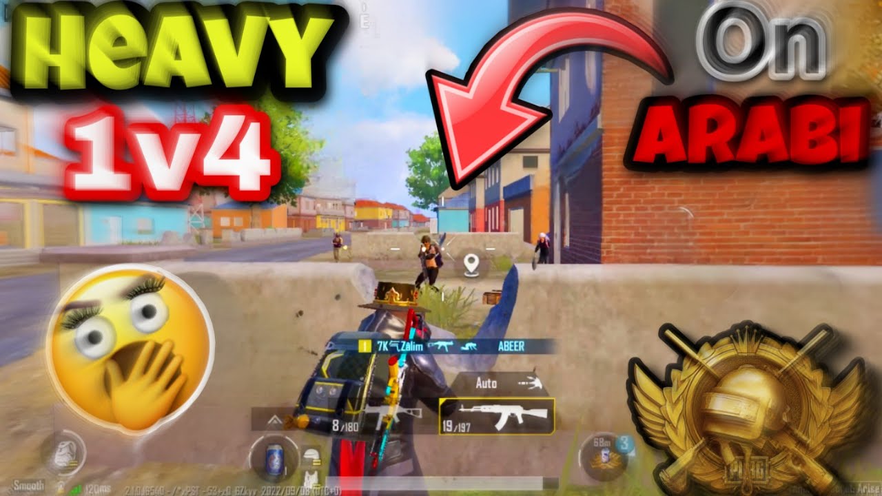 Arbi🇸🇦 Pro Sqaud Rushed Me Badly😲🔥🥵 | 1v4 Clutche |PUBG Mobile | Srk Gaming |