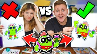 KTO NARYSUJE LEPIEJ *NOWYCH ZADYMIARZY* z BRAWL STARS WYGRYWA! ⭐ (Da Mian VS Wera)