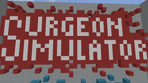 Minecraft | Surgeon Simulator | Custom Map