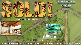 Off-Grid Tropical Paradise in Pahoa Hawaii | 4+ Acres, 2 Homes & Rare Fruit Orchard 4K Drone Video