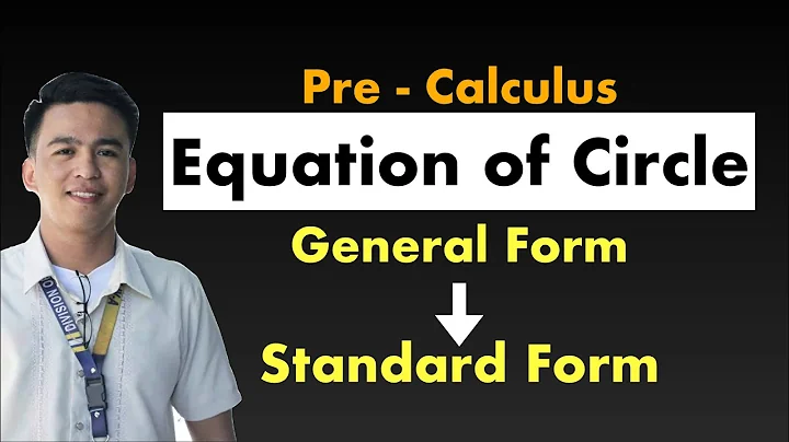PRE CALCULUS CIRCLE - CONIC SECTIONS | General Form to Standard Form of the Equation of the Circle