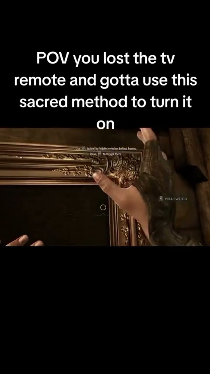 When you lose the remote so you gotta lock in with prvnci