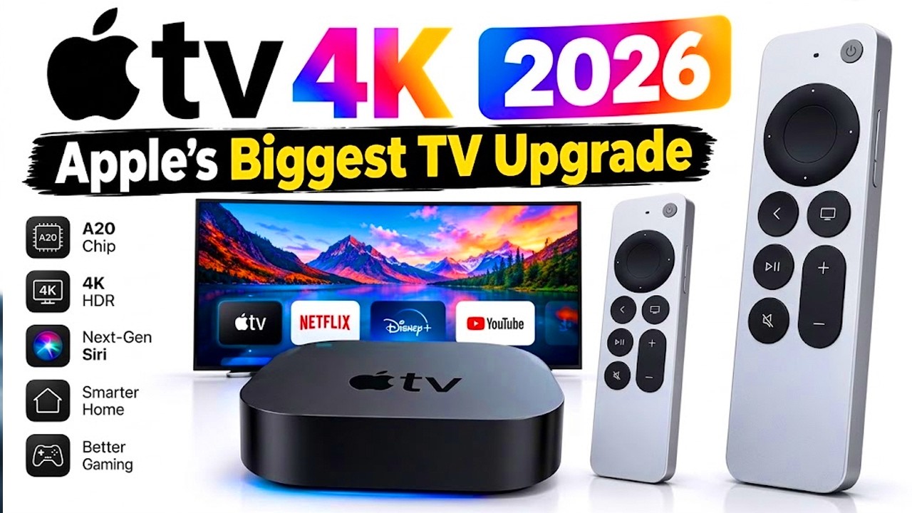 Apple TV 4K 2026 LEAKED — Apple's Biggest TV Upgrade Yet! - YouTube