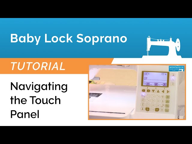 Baby Lock Soprano Sewing Machine Overview by Ken's Sewing Center in Muscle  Shoals, AL 