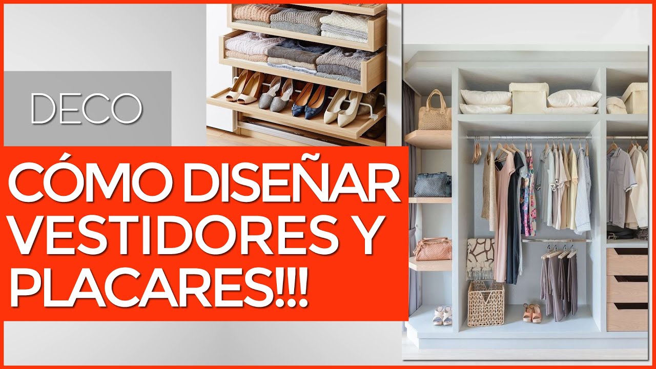 Ideas para tener un vestidor organizado y con estilo