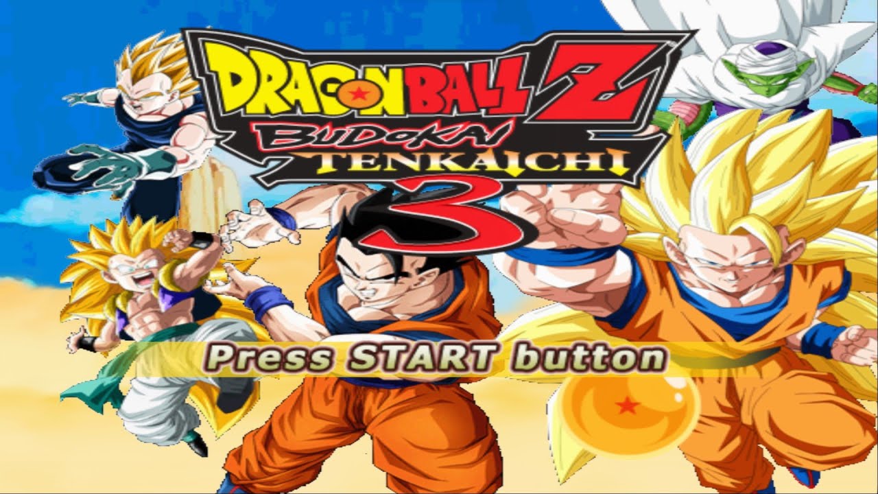 Dragon Ball Z Budokai Tenkaichi 3 ISO Torneo Del Poder - Main Menu and  Overall View 