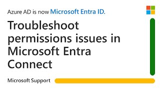 Permissions Issues (Enable Inheritance) In Microsoft Entra Connect During Synchronization |Microsoft