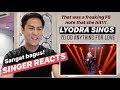 VOCALIST REACTS to LYODRA - I’D DO ANYTHING FOR LOVE - Indonesian Idol 2020