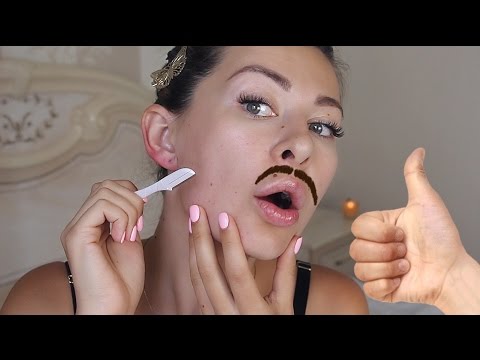 БРИТЬ ИЛИ НЕ БРИТЬ ЛИЦО ДЕВУШКАМ?????