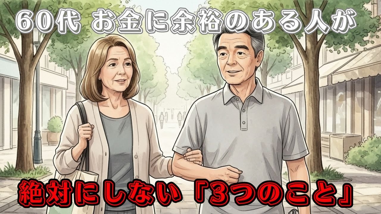 【隠れ貧困】夫に通帳を見せて泣いた日。お金に愛される人が「絶対にしない」3つのこと【シニア朗読雑学】 大人の朗読