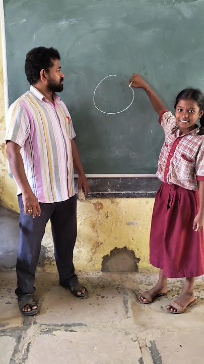 can you draw a circle without looking? #education #maths #school #students #YouTube shorts #trending