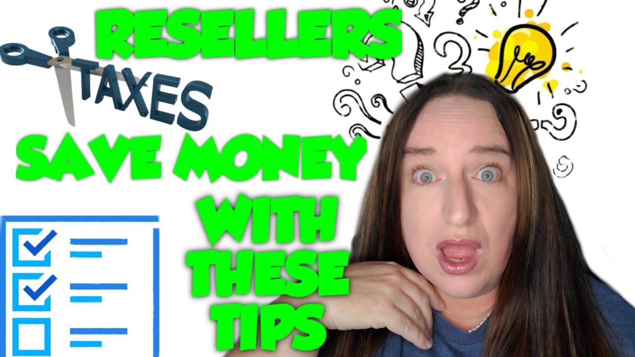 Tips To Save Money On Reseller Taxes Ebay Poshmark Mercari 2021 WRITE