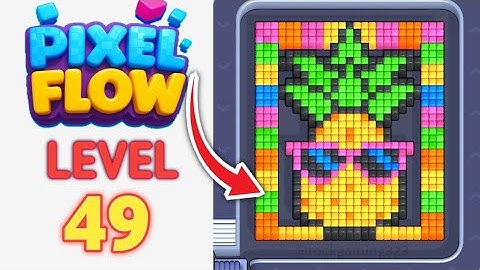 Pixel Flow Level 49 Walkthrough