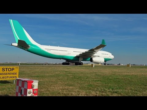 RARE! Hifly A330-200 CS-TFZ close taxi at Schiphol.Int