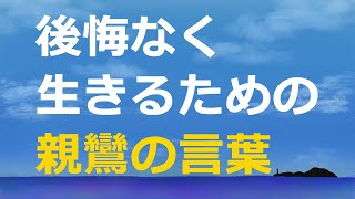 悔いのない生き方を送りたいへの親鸞聖人の言葉