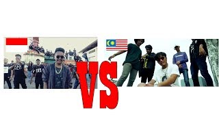 INDONESIA (KAZEKAGE) VS MALAYSIA (KAMIKASEH) - Battle Rap Hip Hop