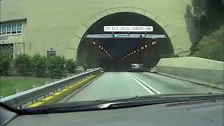 Driving through the Blue Mountain Tunnel