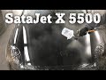 Spraying clear coat with the SataJet X 5500 RP 1.2 I #sata #satajet #sata5500 SATA JET