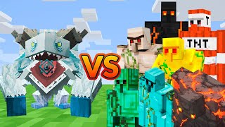 FROSTMAW VS ALL GOLEM IN MINECRAFT - Mob battle