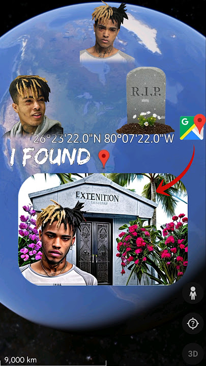 OMG! I FOUND XXXTENTACION GRAVE ⚰️ ON GOOGLE EARTH 😱⚰️🥺||#googleearth #googlemap13 #shorts