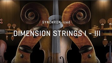 NEW: **Studio Series** Introducing SYNCHRON-ized Dimension Strings I-III