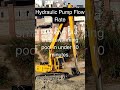 Hydraulic Pump Flow Rate #hydraulic #viralvideo #shorts