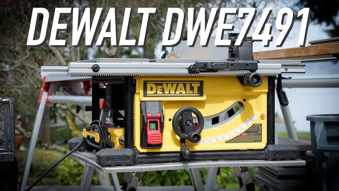 DeWalt DWE7491X 10 in. Table Saw with Scissor Stand