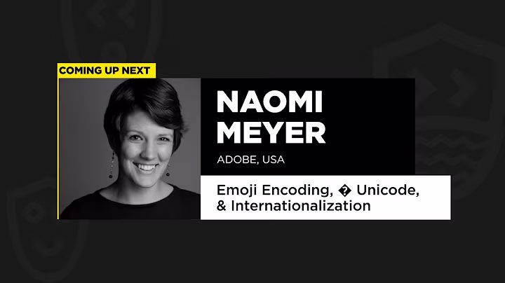 Emoji Encoding, � Unicode, & Internationalization - Naomi Meyer