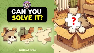 🐼🧩 Only 5% Can Finish This Jigsaw Puzzle 🧩🐼 | Quizonaut Panda screenshot 4