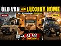 I Turned This Rusty Van Into a Luxury Camper (Under $4,500)