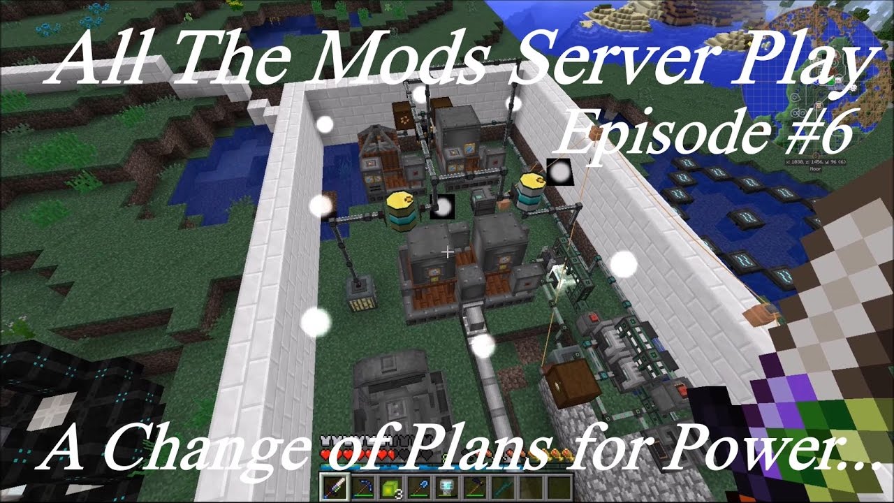 All The Mods Server Play Ep 6: A Change of Plans for Power... - YouTube