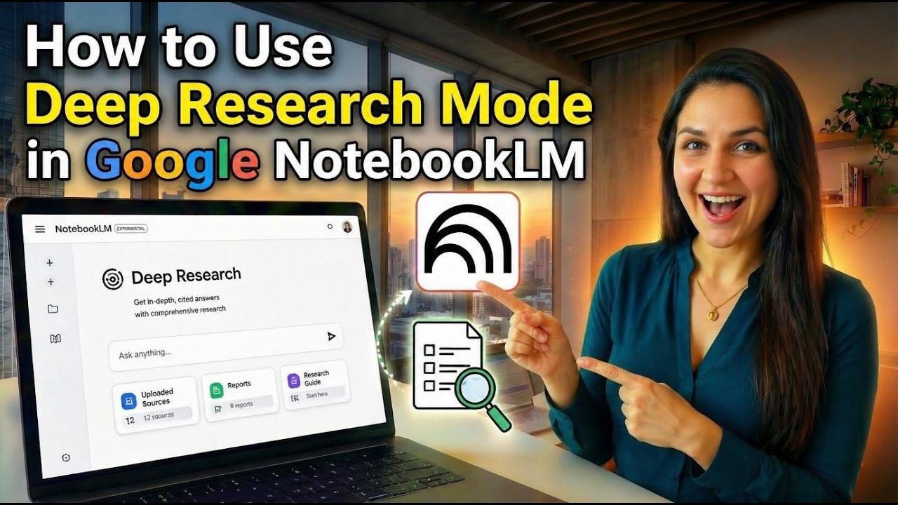 How to Use Deep Research Mode in Google NotebookLM - YouTube