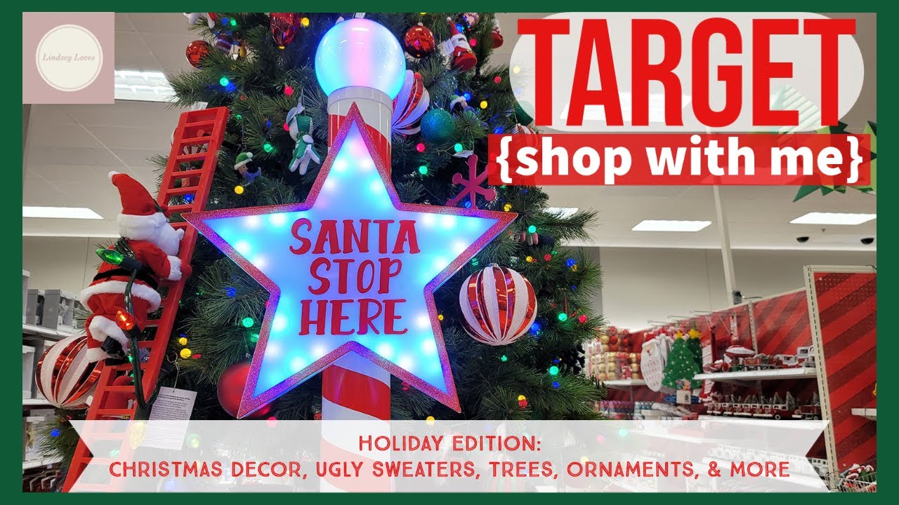 Target Shop With Me - Holiday 2020 | Christmas Home Decor, Trees, Clothes, & More | Lindsey Loves