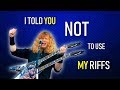 Megadeth riffs Dave Mustaine initially wrote for Metallica